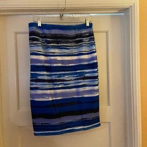 Pencil Skirt Blue.